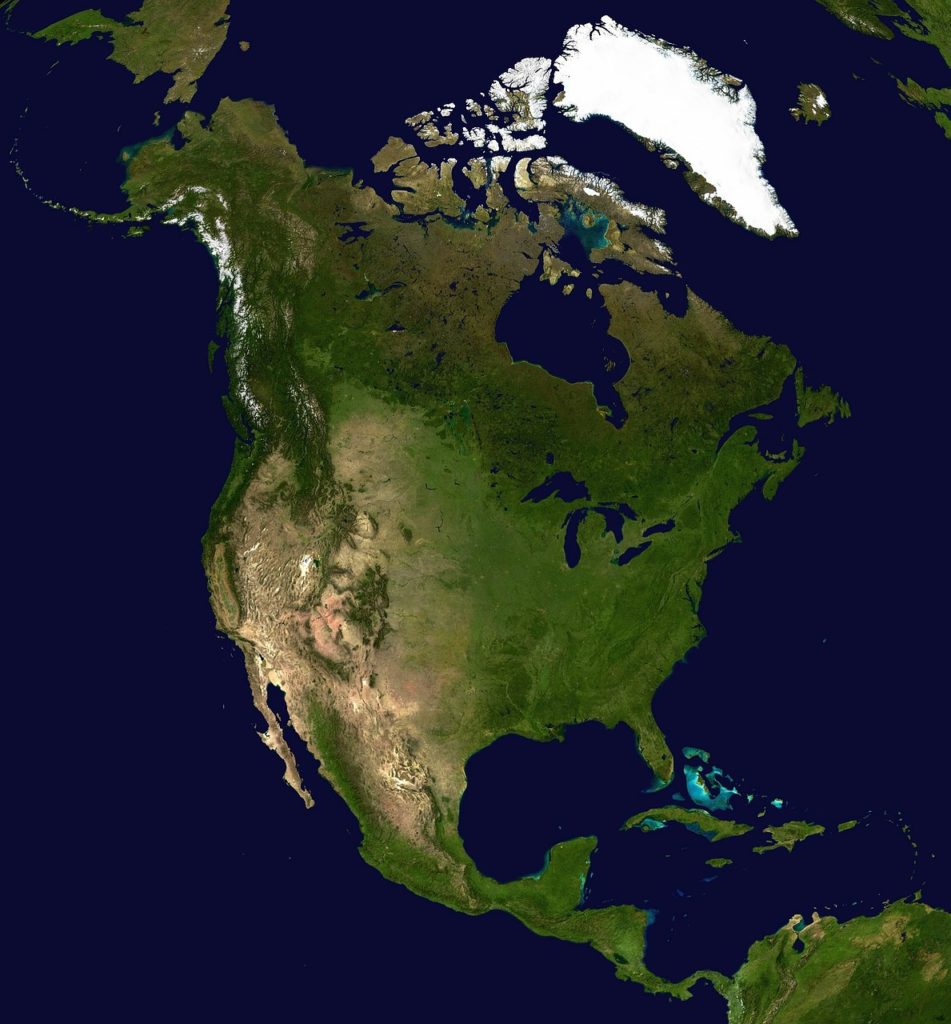 north america, continent, america